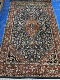 Hand Knotted Tabriz Rug 4.10x7.5 Ft   #1473