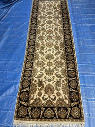 Hand Knotted Agra Tabriz Zrug 8x2.6 Ft. #1500