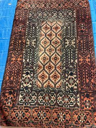 Hand Knotted Balouch Rug 5x3 Ft   #1515