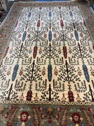 Wool Tree Design Karastan Rug 9x12 Ft.   #1529.