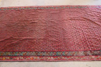 Hand Knotted Persian Kilm Rug 13.6x8 Ft    #1533