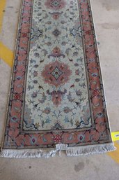 Hand Knotted Persian 50 Raj Tabriz 10.2x2.6 Ft   #1534.