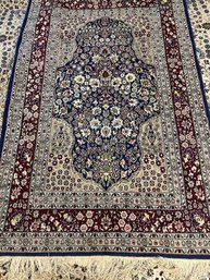 Hand Knotted Hereke Silk Rug 6.6x4 Ft   #1535