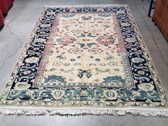 Hand Knotted Persian Heriz Rug  10.7x7 Ft   #1562.