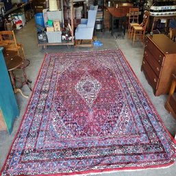 Hand Knotted Persian Lilihan Rug 8.10x11.10 Ft   #1392