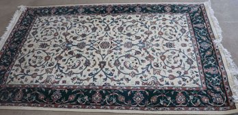 Hand Knotted Wool Tabriz Rug 4x6.3 Ft. #1501.