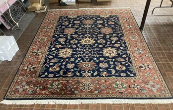 Hand Knotted Agra Tabriz Rug 8x10 Ft   #1599