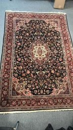 Hand Knotted Persian Sarouk Rug 6x9 Ft   #1595