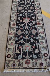 Hand Knotted Heriz Runner Rug 11./9x8.9 Ft.   #1585.