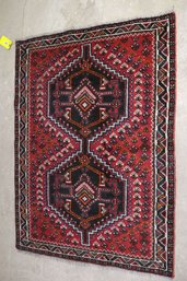 Hand Knotted Persian Qhasghaie Rug 3.4x4.8 Ft   #1584