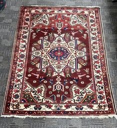 Hand Knotted Persian Lilihan Rug 3x5 Ft  #4347