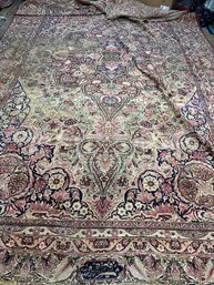 Antique Persian Kermen Rug 10.2x18 Ft. #5033