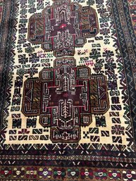 Hand Knotted Balouch Rug 6x4 Ft.   #1570.