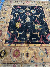 Hand Knotted Oushak Rug 8x10 Ft   #1394