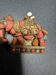 Antique Tibetian Brooch