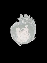 Jasperware Cameo Victorian Wall Plaque