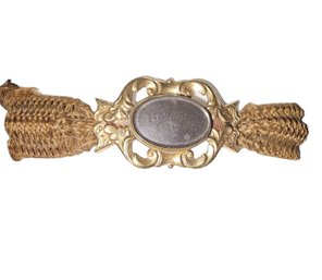 Antique Gold Filled Woven Hair Bracelet