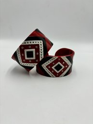 Vintage Lucite Cuff Bracelets