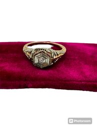 One Of A Kind Antique Edwardian Ring With Exquisite  Design