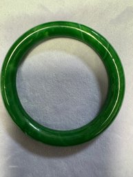 Beautiful Green Bangle ? Glass ? Jade