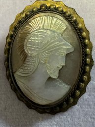 Antique GF MOP Brooch