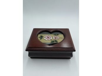 Beautiful Wood Small Jewelry Box