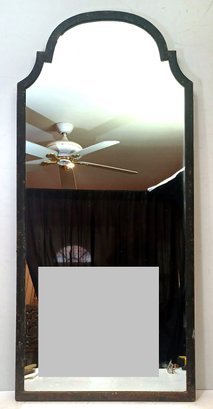 Antique Keyhole Shape Solid Wrought Iron Framed Mirror  48' Tall 22' Wide