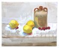 Four (4) Vintage Original Artworks Oil On Canvas Two Portraits & Two Still Lifes Unsigned Unframed 16 X 20