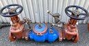 Zurn Wilkins Reduced Pressure Zone Backflow Preventer And Main Gate Valve 38' Long 4' Wide Pipe Opening