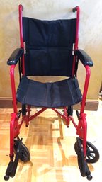 Drive Medical Lightweight Transport Wheelchair 17' Wide Seat Excellent Condition