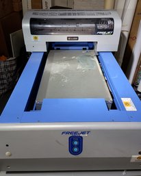OMNIPrint Freejet 330TX Plus Direct To Garment Printer With Many Supplies Powers Up!
