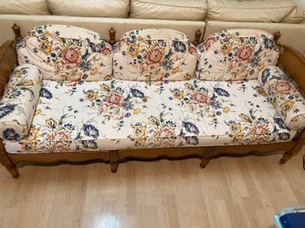 79' Spindle Back Small 3 Seat Sofa By Drexel