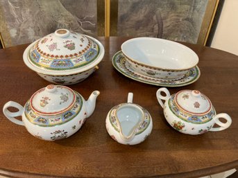 9 Piece Chinese Porcelain Serving Set