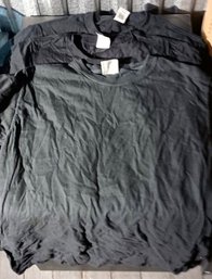 Assorted Brand New Cotton Tee Shirts Size: Small Color: Black  Count: Three (3) Pieces