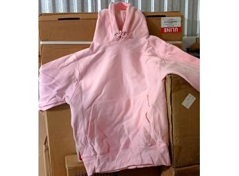Brand New Heavy Duty Cotton Champion Hoodie Sweatshirt Size: Small Color: Pink Count: One (1) Piece