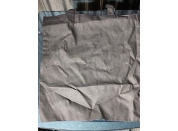 Black 100 Percent Cotton Tote Bags New Unused 16' Tall 15' Wide 8' Handle Seven (7) Pieces