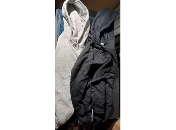 Brand New Gildan Cotton Hoodie Sweatshirt Size: Small Color: Black & Grey Count: Two (2) Pieces