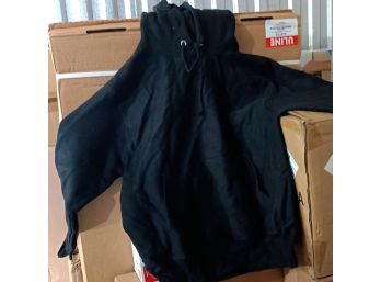 Brand New Heavy Duty Cotton Champion Hoodie Sweatshirt Size: Medium Color: Black Count: One (1) Piece