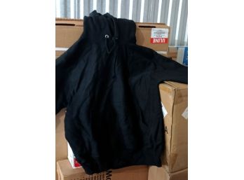 Brand New Heavy Duty Cotton Champion Hoodie Sweatshirt Size: Medium Color: Black Count: One (1) Piece