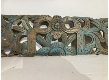 Antique Handmade Indonesian Decorative Wall Carving All Wood