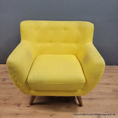 Mid-Century Style Upholstered Club Chair (LOCAL PICKUP ONLY)