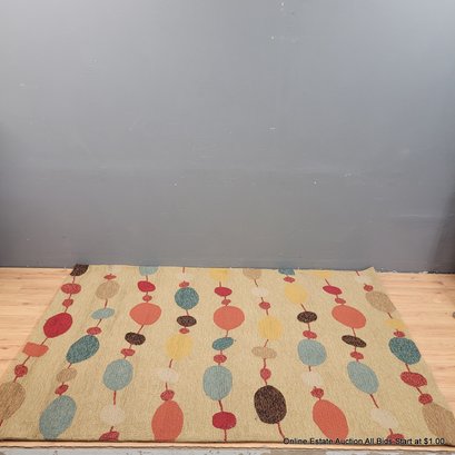 Machine Contemporary Are Rug 5' X 7.6' (LOCAL PICK UP ONLY)