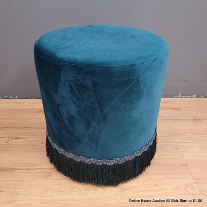 Pier One Imports Velour Covered Rolling Vanity Stool (LOCAL PICK UP ONLY)