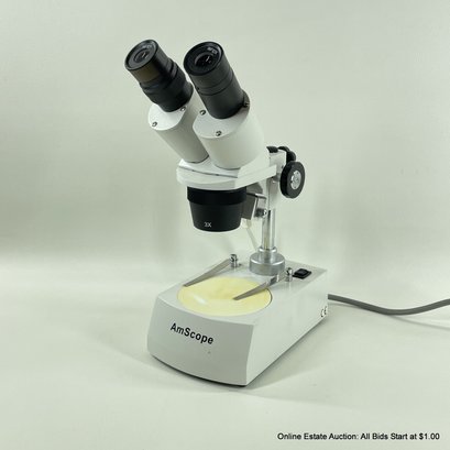 AmScope Forward-Mounted Binocular Stereo Microscope