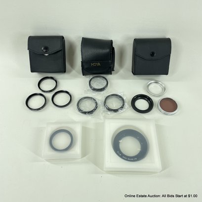 Assorted 37mm Camera Lens Filters