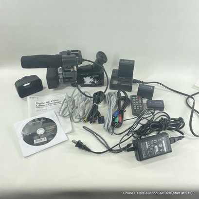 Sony HD Video Camera Recorder HDV 1080i With Accessories