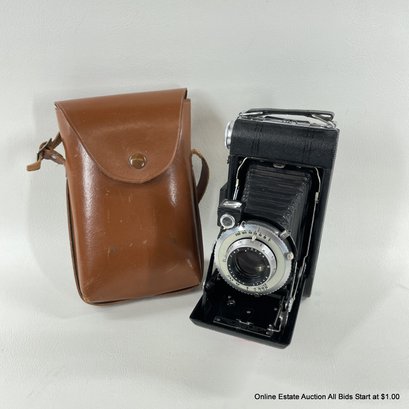 Vintage Kodak Vigilant Junior Camera With Six 20 Snapsack Case