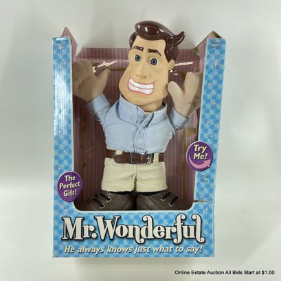 Mr Wonderful Talking Doll In Original Box