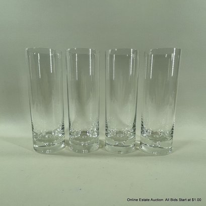 Set Of Four Spode Collins Drinking Glasses