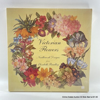 Elizabeth Bradley Victorian Flowers Autumn Needlepoint Kit Made In Great Britain